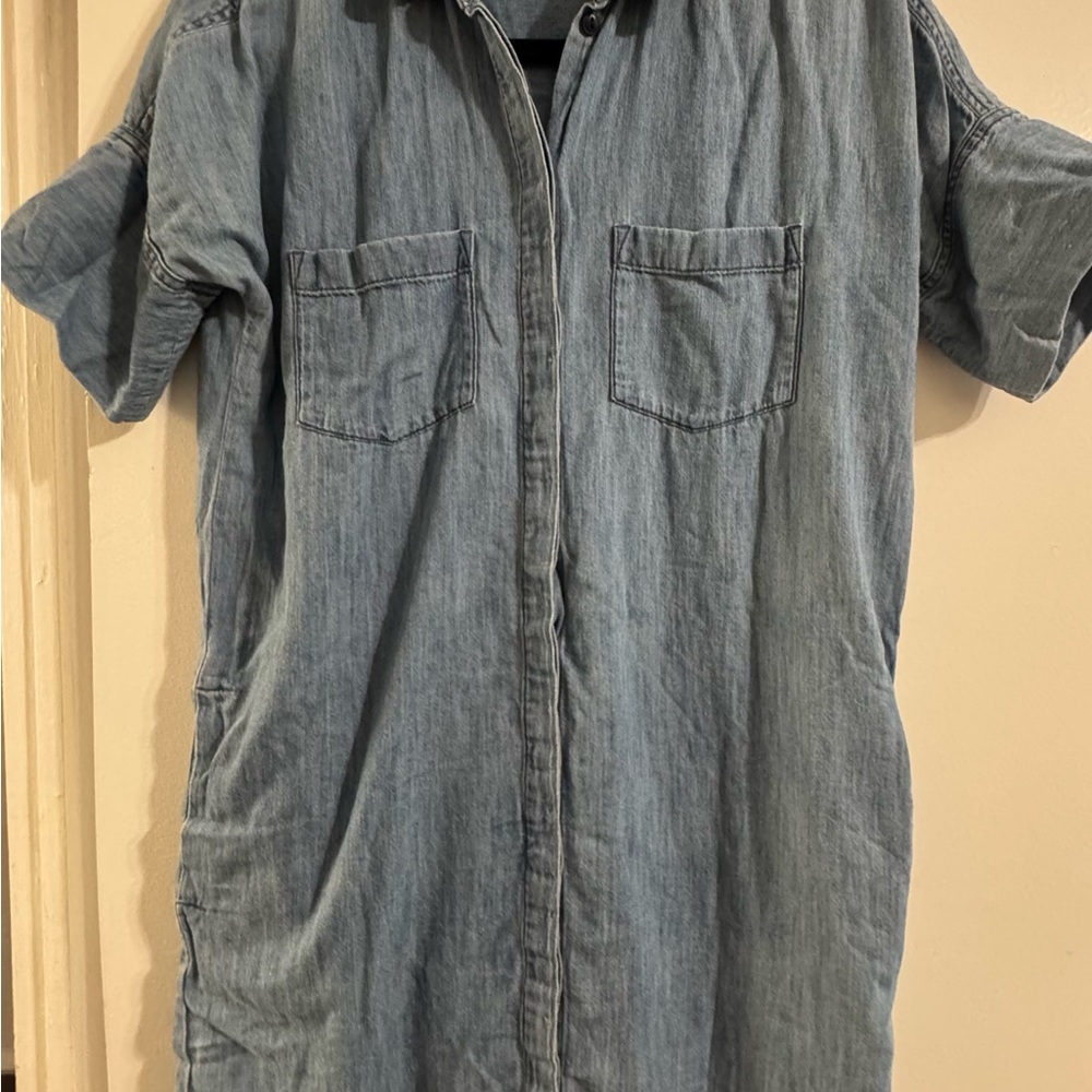 Madewell Casual Button Down Shirt Dress